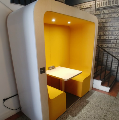 Double Soundproof Office Pod